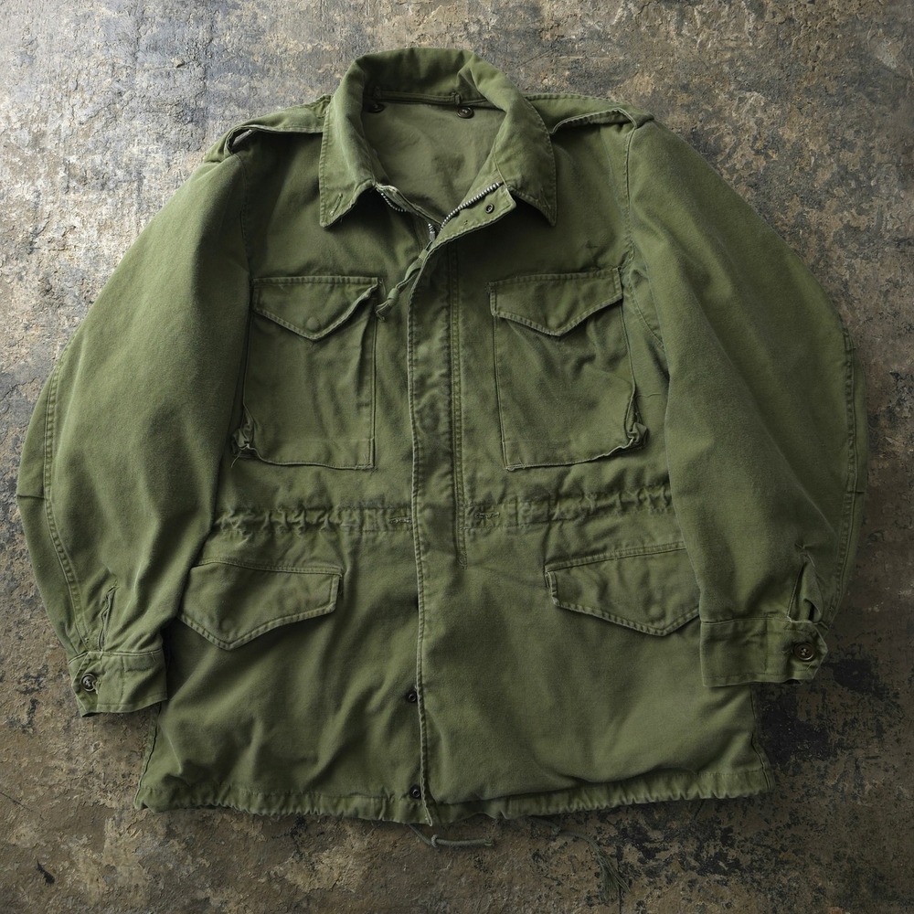 Vintage 50s Green M-51 Field Jacket US Military OG-107 Made in USA